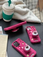 قاب لاتسو سیلیکونی پاپ سوکتی (کدC1554) - Image 3