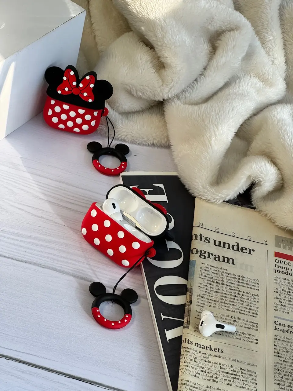 5a7b9f کاور ایرپاد مینی موس خال خالی (کدa0081) - Image 1