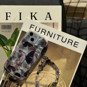 قاب Black Butterfly با آویز (کدC1530)