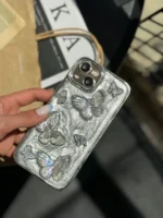 قاب پروانه کریستالی برجسته هولوگرامی (کدC1679)