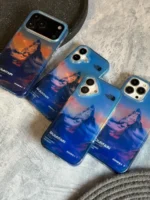 قاب آیفون Mountain Sunset با طراحی کوهستانی و طبیعت‌گردی