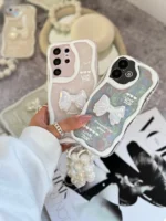 قاب Ribbon Love آیفون و اندرویدی با آویز (کدC1887)