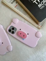 قاب Pig سیلیکونی استند شو (کدC1274) - Image 5