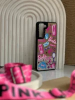 قاب استیکر Barbie آینه ای (کدC1417) - Image 3