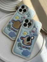 قاب Pochacco چرمی برجسته آینه دار (کدC1308)