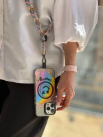 قاب Happy Face colourful با بند (کدC1669) - Image 4