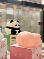 چراغ خواب سیلیکونی خوک صورتی (کدa0204) - Image 2