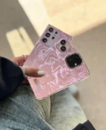 قاب موج صورتی قلبی آیفونی و اندرویدی (کدC1870) - Image 2