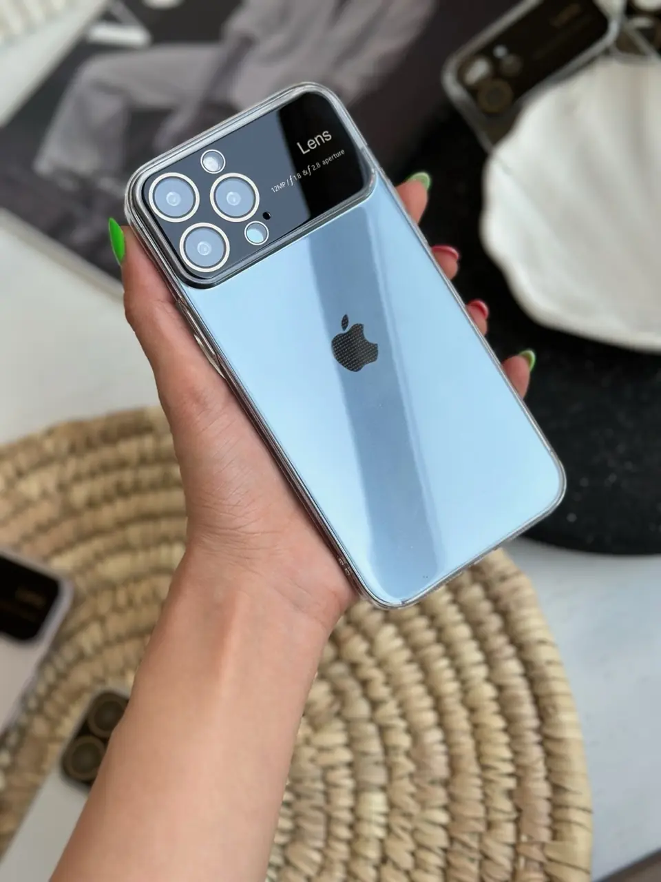 806fe3 قاب Lens Case شفاف (کدC1284) - Image 1