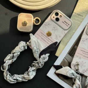 کاور ایرپاد ست قاب گل طلایی با بند (کدa0125)