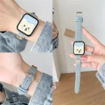 بند اپل واچ جین روشن تدی  (کدw5015) - Image 5