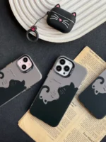 قاب Twin Cat آیفون ، سامسونگ ، شیائومی (کدC1621) - Image 2