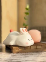 چراغ خواب سیلیکونی خرگوش سفید (کدa0205)