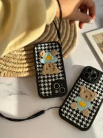 قاب خرس پارچه ای مشکی با بند سیلیکونی (کدC1509) - Image 7