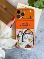 قاب آیفون HERMES LENS مگسیف با محافظت کامل دوربین - Image 2