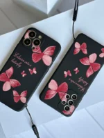 قاب باغ پروانه با بند سیلیکونی (کدC1442) - Image 2