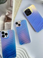 قاب موج آبی هولوگرامی (کدC1815)