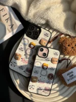 قاب بیسکوییت و دونات با آویز خرس پشمی (کدC1601) - Image 4