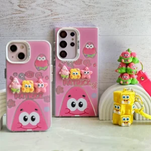 جاکلیدی سیلیکونی خانواده پاتریک و باب اسفنجی (کدa0160)