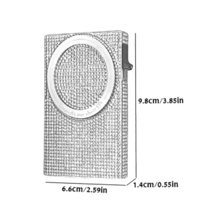 جاکارتی مگنتی ZHUSE نگین دار (کدa0185)