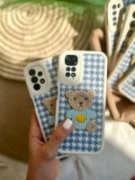 خرس پارچه ای با بند سیلیکونی آیفون / سامسونگ / شیائومی (کدc1207) - Image 5