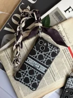 قاب Black Christian Dior با بند (کدC1462) - Image 2