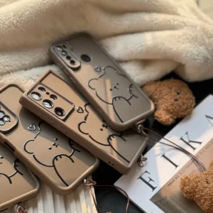 قاب تدی با آویز پشمی سامسونگ و شیائومی (کدC1614)