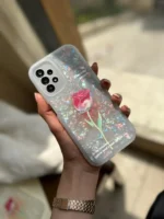 قاب گل رز یخی آیفون / سامسونگ / شیائومی (کدC1230) - Image 2