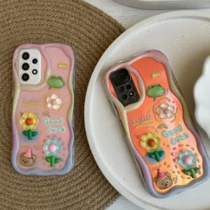 قاب هولوگرامی گل برجسته (کدC1290)