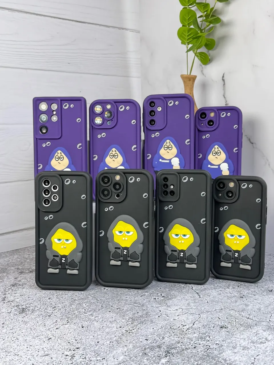 adce18 قاب سالید پاتریک و باب اسفنجی گنگ (کدC1803) - Image 1