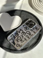 قاب I'm OK نقره ای (کدC1413) - Image 4