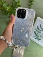 قاب پروانه نگینی با آویز (کدC1716) - Image 3