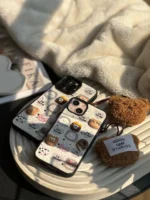 قاب بیسکوییت و دونات با آویز خرس پشمی (کدC1601) - Image 5