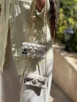 قاب کیفی چرمی شنل با بند بلند (کدC1836) - Image 3