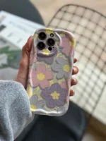 قاب باغ گل آبرنگی آیفون سامسونگ شیائومی (کدC1529)