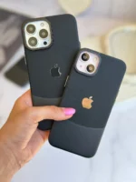 قاب Leather Metal مشکی (کدC1709) - Image 3