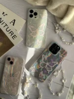 قاب یخی هولوگرامی پروانه با آویز (کدC1542) - Image 2