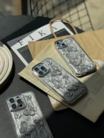 قاب پروانه کریستالی برجسته هولوگرامی (کدC1679) - Image 4