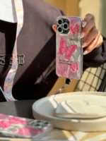 قاب Pink Butterfly (کدC1660) - Image 2