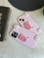 قاب Pig سیلیکونی استند شو (کدC1274) - Image 3