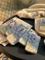 قاب گل آبرنگی آیفون و سامسونگ و شیائومی (کدC1467) - Image 2