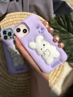 قاب خرگوش برجسته سیلیکونی (کدC1203) - Image 4