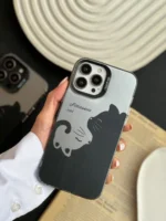 قاب Twin Cat آیفون ، سامسونگ ، شیائومی (کدC1621)