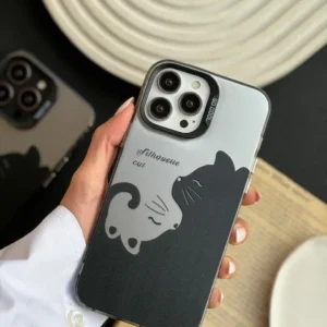 قاب Twin Cat آیفون ، سامسونگ ، شیائومی (کدC1621)