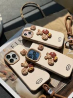 قاب FUNNY عروسک برجسته با بند طنابی (کدC1643) - Image 5