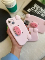 قاب Pig سیلیکونی استند شو (کدC1274) - Image 4