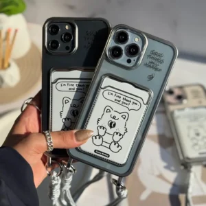 قاب سگ جا کارتی دار GOOD THINGS WILL HAPPEN (کدC1891)