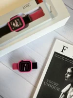 بند و گارد اپل واچ کشی صورتی مشکی (کدw5001) - Image 5