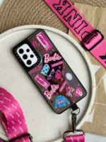 قاب استیکر Barbie آینه ای (کدC1417) - Image 2