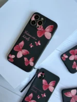 قاب باغ پروانه با بند سیلیکونی (کدC1442) - Image 3